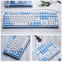 IOAOI K87 Blue RGB Wired Mechanical Keyboard