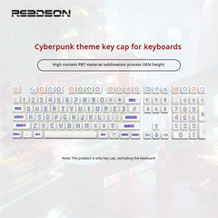 IOAOI  CyberPunk 104-Keys OEM Profile PBT Keycap Sets