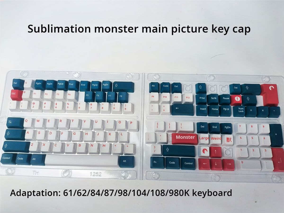 IOAOI  Monsters 129-Keys OEM Profile PBT Keycap Sets