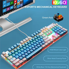 IOAOI K104 Mercury RGB Wired Mechanical Keyboard