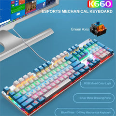 IOAOI K104 Mercury RGB Wired Mechanical Keyboard