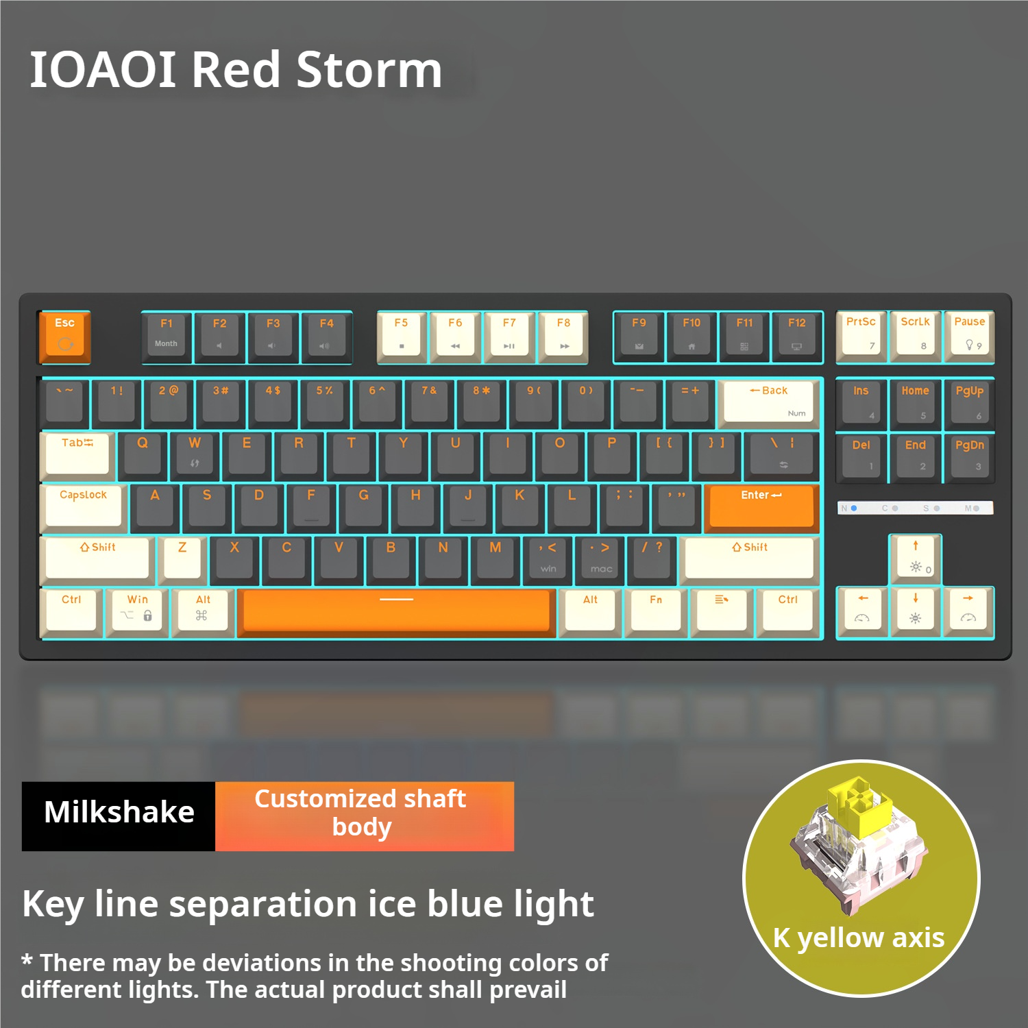 IOAOI K87 Espoir Wired Mechanical Keyboard