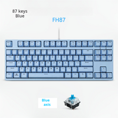 IOAOI K87 Blue RGB Wired Mechanical Keyboard