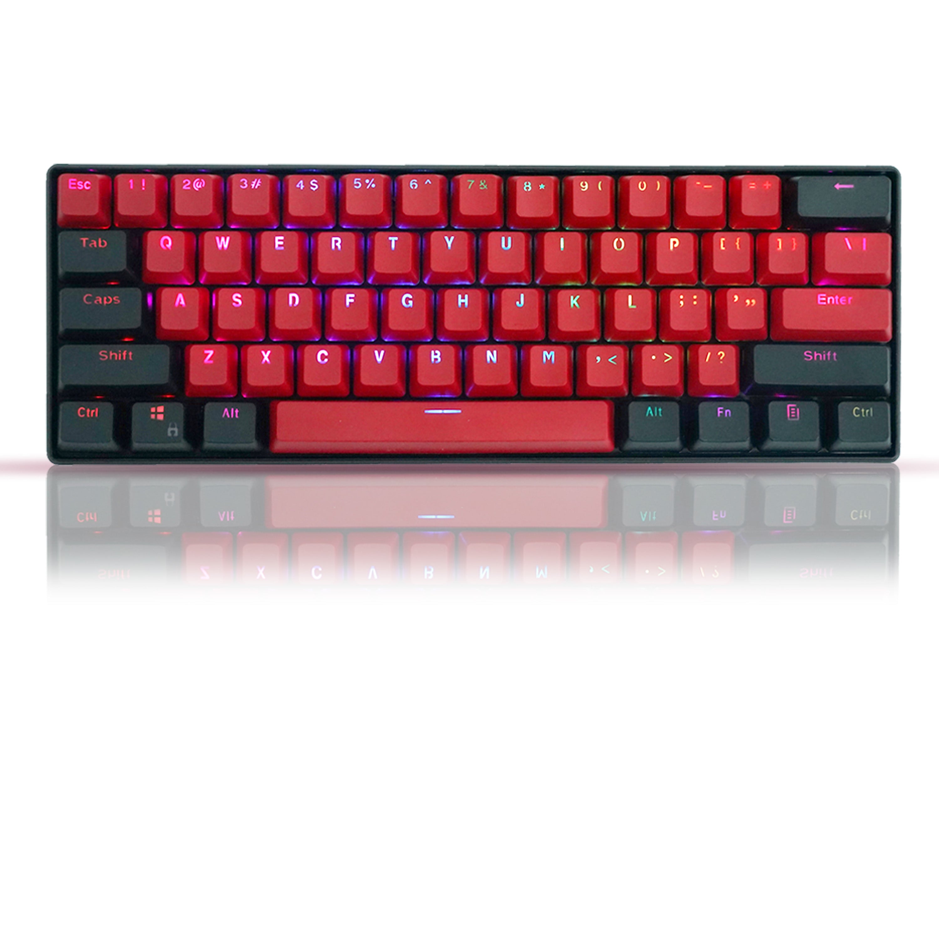 IOAOI  Contrasting colors 61-Keys OEM Profile PBT Keycap Sets