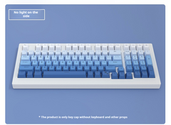 IOAOI  Mist-Blue 104-Keys OEM Profile PBT Keycap Sets