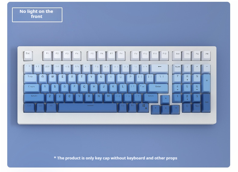 IOAOI  Mist-Blue 104-Keys OEM Profile PBT Keycap Sets