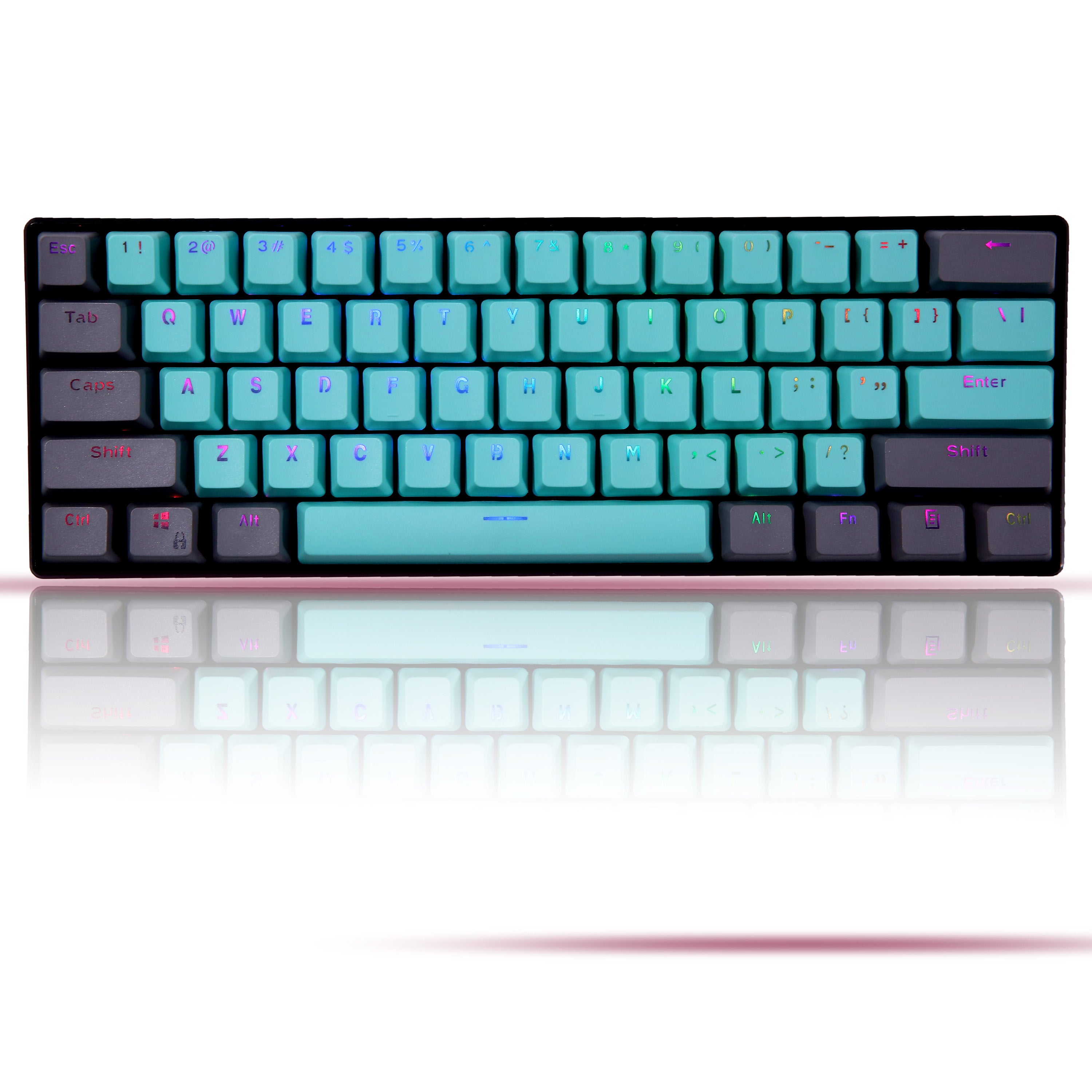 IOAOI  Contrasting colors 61-Keys OEM Profile PBT Keycap Sets