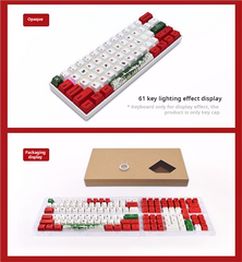 IOAOI Christmas Deer 117-Keys OEM Profile PBT Keycap Sets