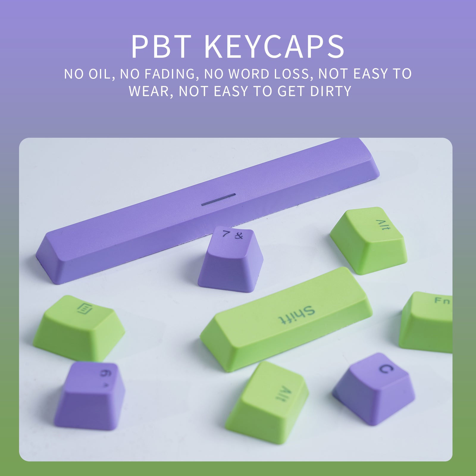 IOAOI  Contrasting colors 61-Keys OEM Profile PBT Keycap Sets