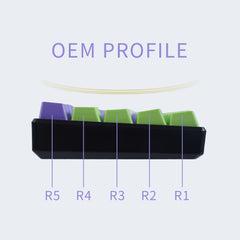 IOAOI  Contrasting colors 61-Keys OEM Profile PBT Keycap Sets