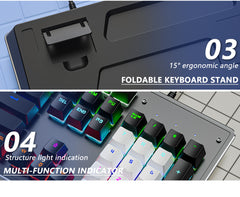 IOAOI K104 Espoir RGB Wired Mechanical Keyboard