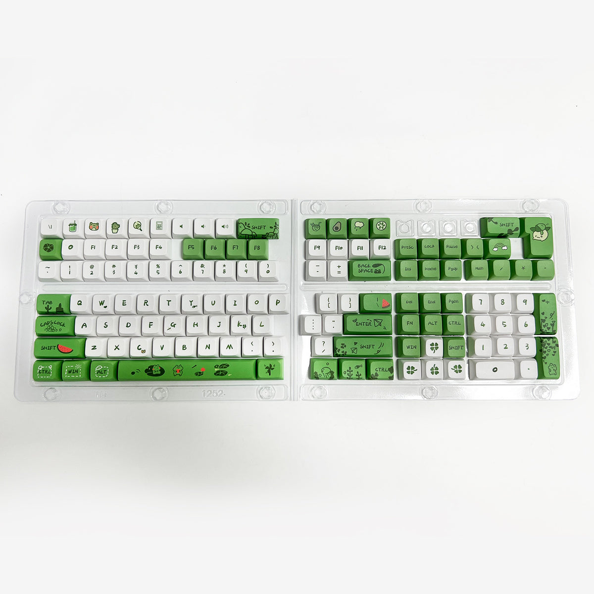 IOAOI Little Frog 125-Keys XDA Profile PBT Keycap Sets