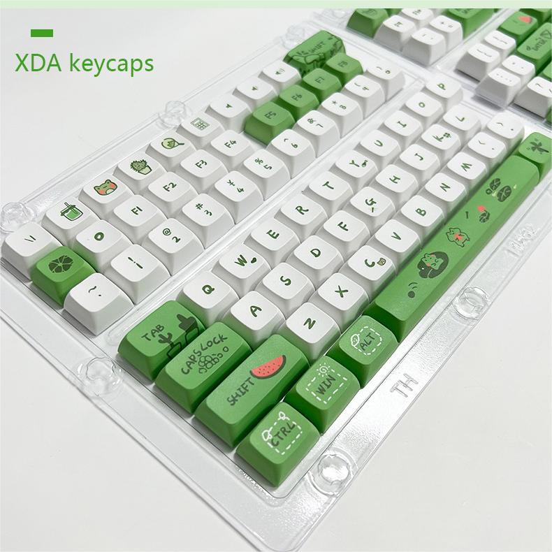 IOAOI Little Frog 125-Keys XDA Profile PBT Keycap Sets