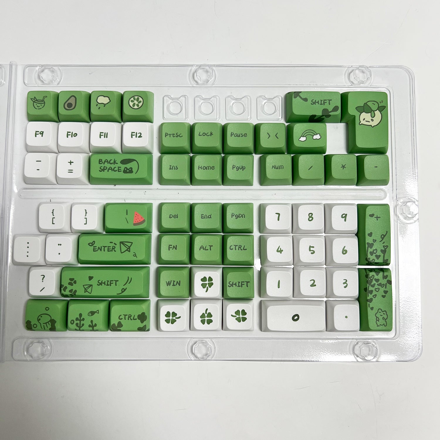 IOAOI Little Frog 125-Keys XDA Profile PBT Keycap Sets