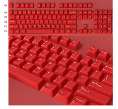 IOAOI  RED 126-Keys Cherry Profile PBT Keycap Sets