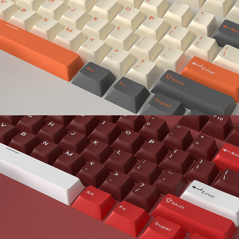 IOAOI  ORANGE 126-Keys Cherry Profile PBT Keycap Sets