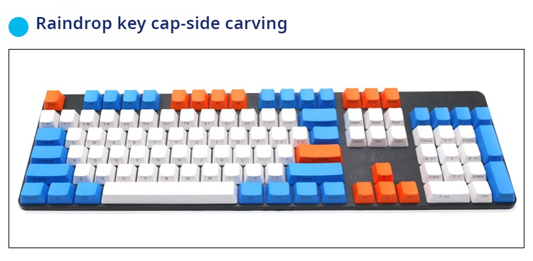 IOAOI Raindrop 108-Keys OEM Profile PBT Keycap Sets