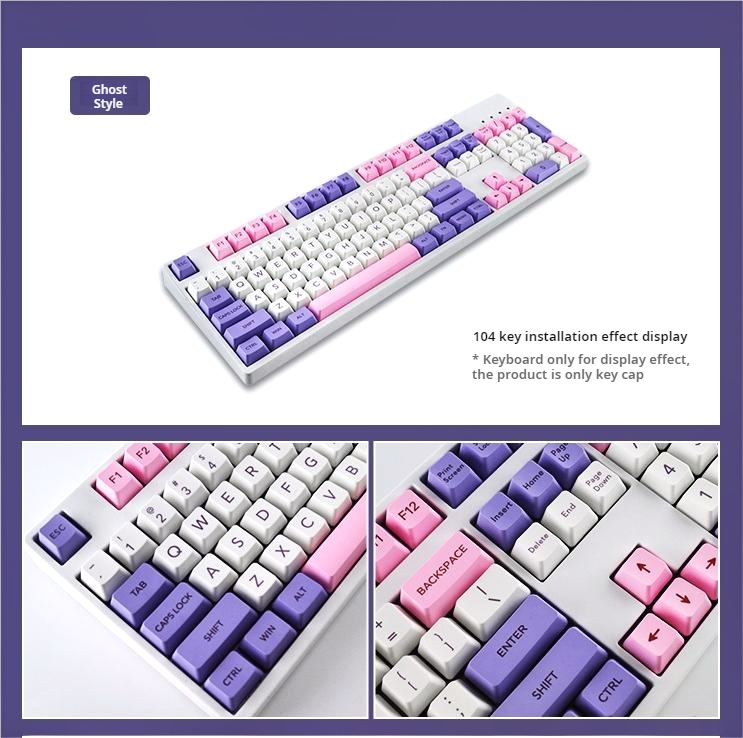 IOAOI  Eerie-Charm 104-Keys OEM Profile PBT Keycap Sets